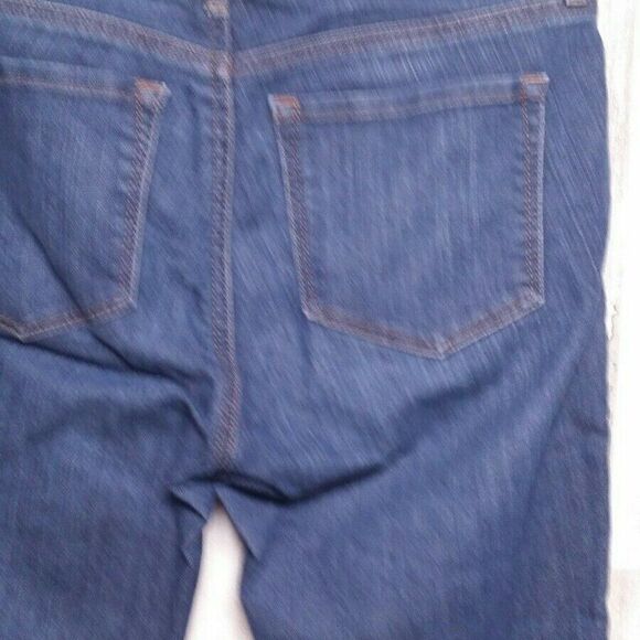 LOFT Size 4 Original Straight Cuffed Jeans - Picture 8 of 12
